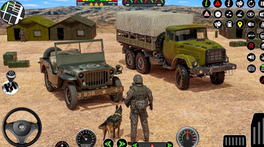 陆军卡车物资运输模拟器游戏手机版图1: