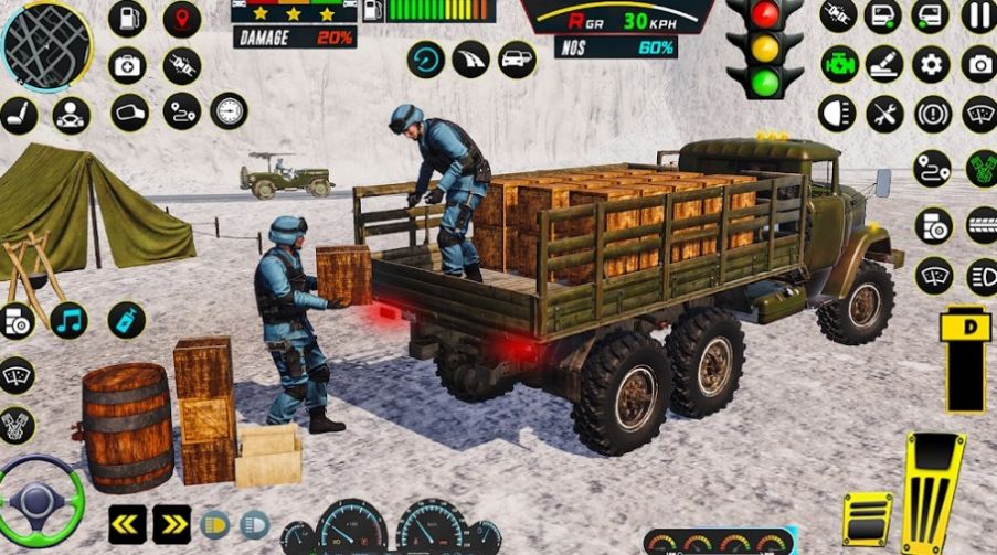 陆军卡车物资运输模拟器游戏手机版图2: