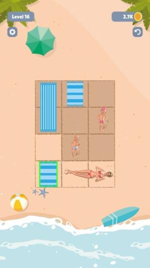 沙滩毛巾分类游戏图2