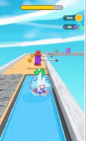 透明玻璃球跑酷游戏安卓版图片1