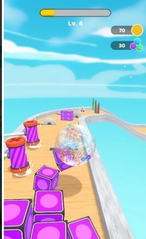 透明玻璃球跑酷游戏安卓版图1:
