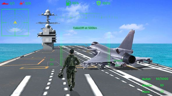 喷气式战机空袭游戏中文版截图1: