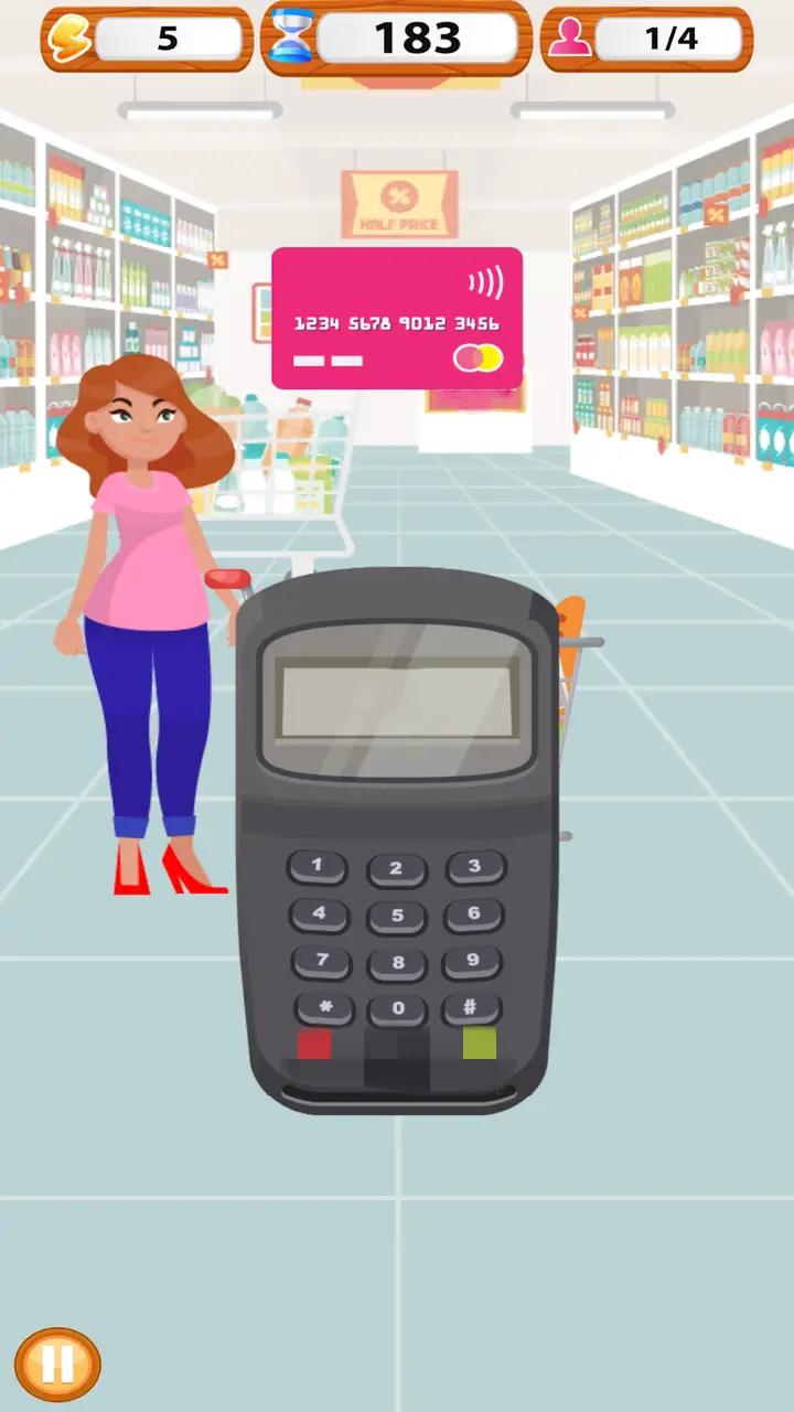 超市收银员模拟器3D游戏中文版下载图1: