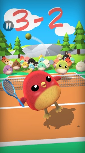 可爱鸟网球游戏图1