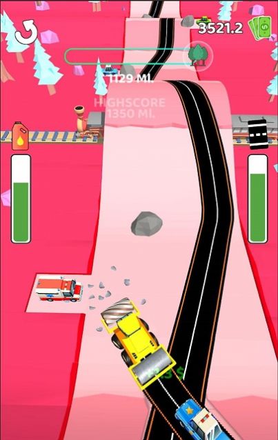 道路建设跑游戏安卓版（Road Paver 3D）截图4: