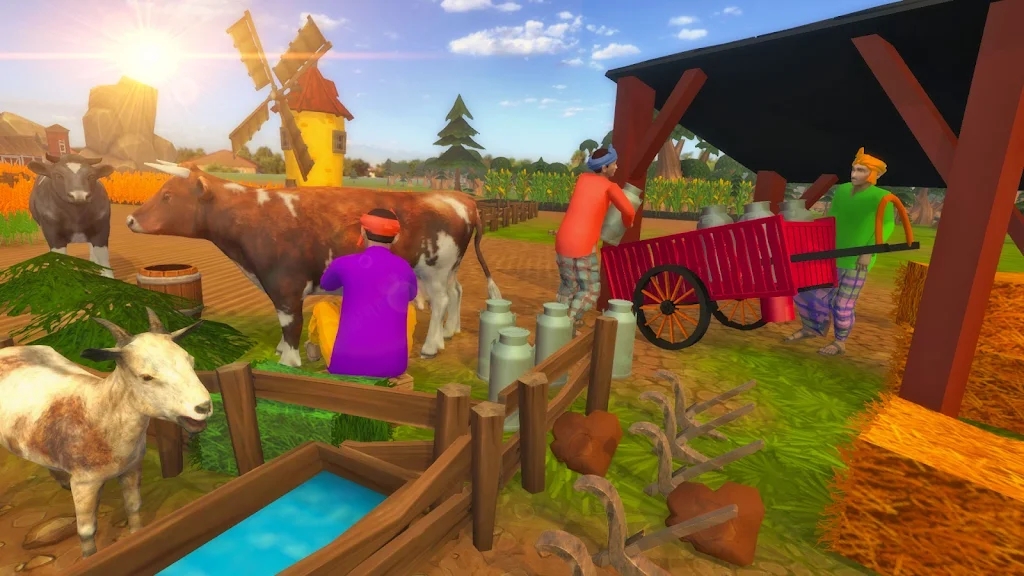 农场小镇模拟器3D游戏官方版图1: