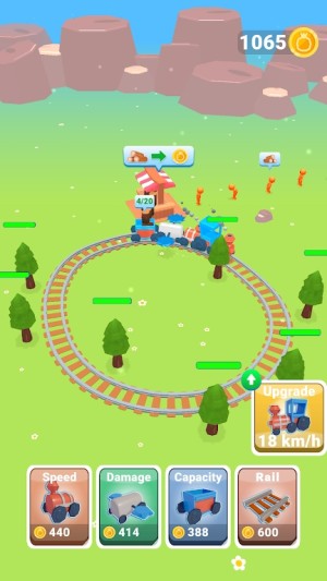 火车和树木游戏图1