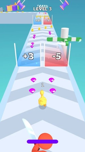 鸭子赛跑3D游戏图1