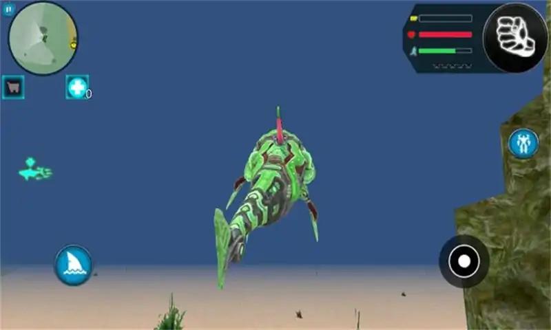 超级鲨鱼变形机器人游戏中文手机版图1: