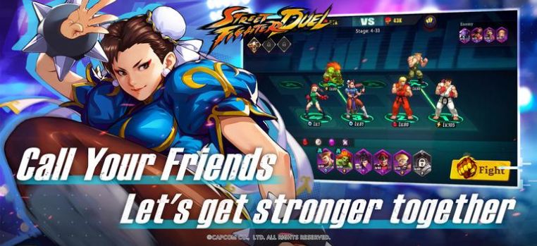 Street Fighter Duel游戏中文手机版图1: