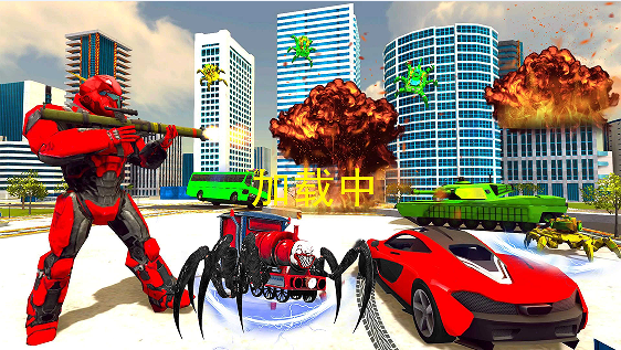 机器人变形火车高铁游戏安卓版下载截图3: