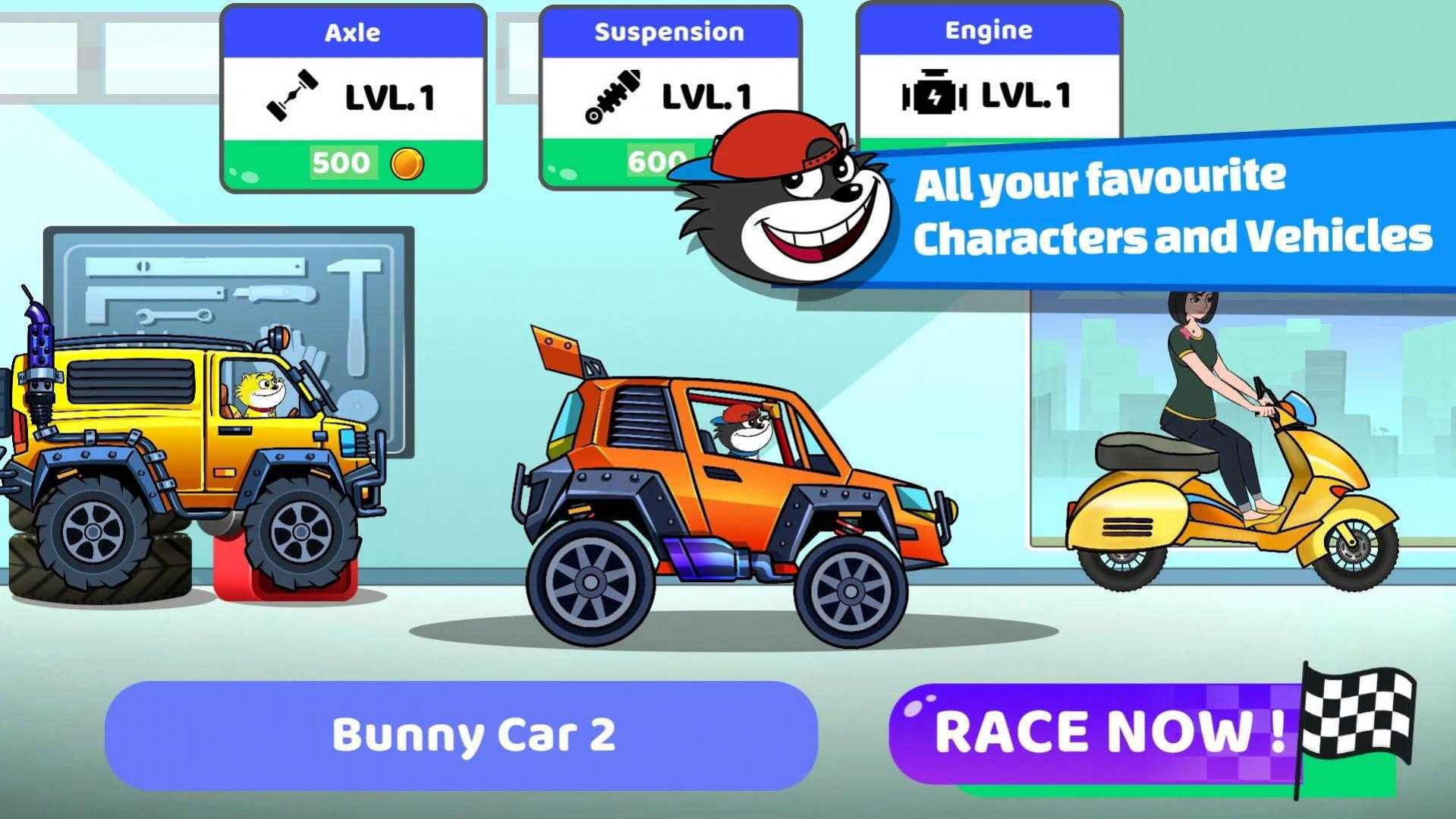 蜂蜜兔子赛车游戏安卓版图2: