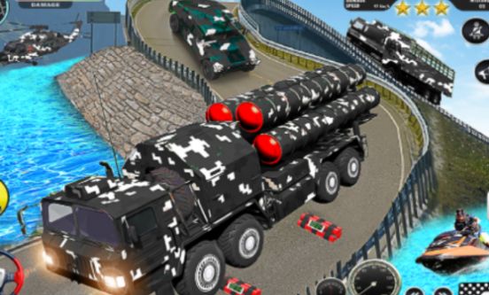 陆军车辆运输卡车模拟器游戏中文手机版图1: