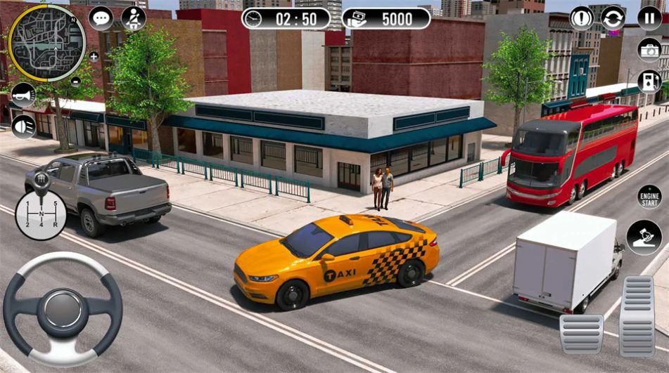 超级英雄出租车模拟器游戏手机版下载安装图1: