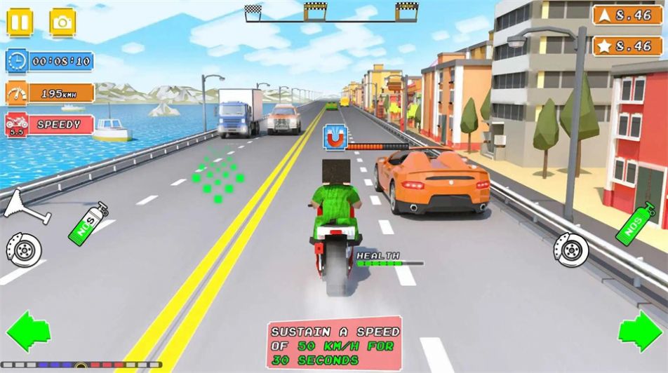 摩托积木驾驶游戏安卓版图1: