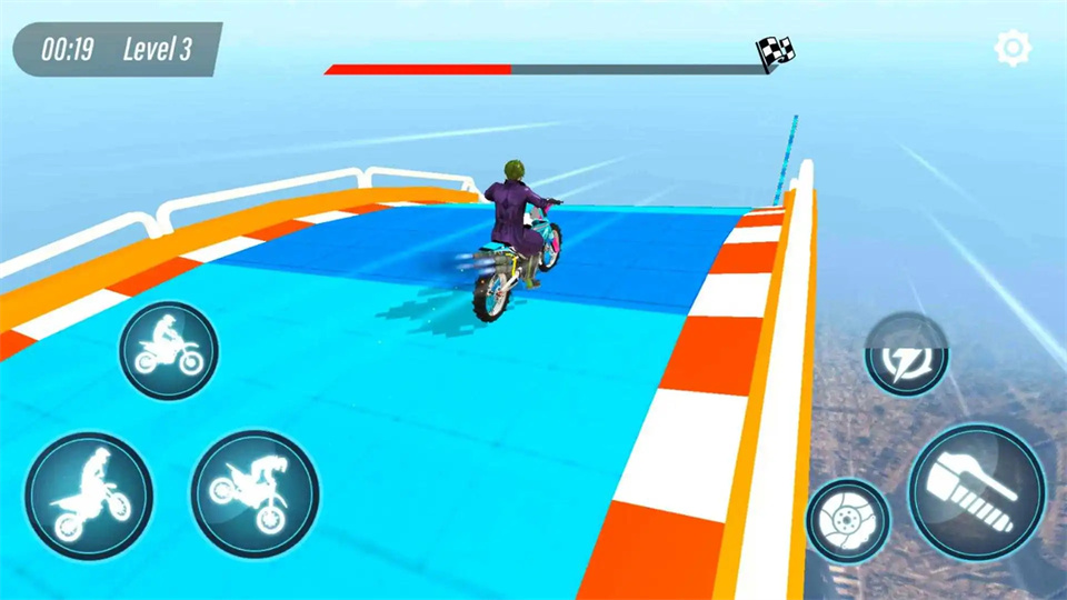 巨型坡道摩托特技3D游戏官方版图片1