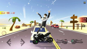 狂野的摩托车司机游戏图1
