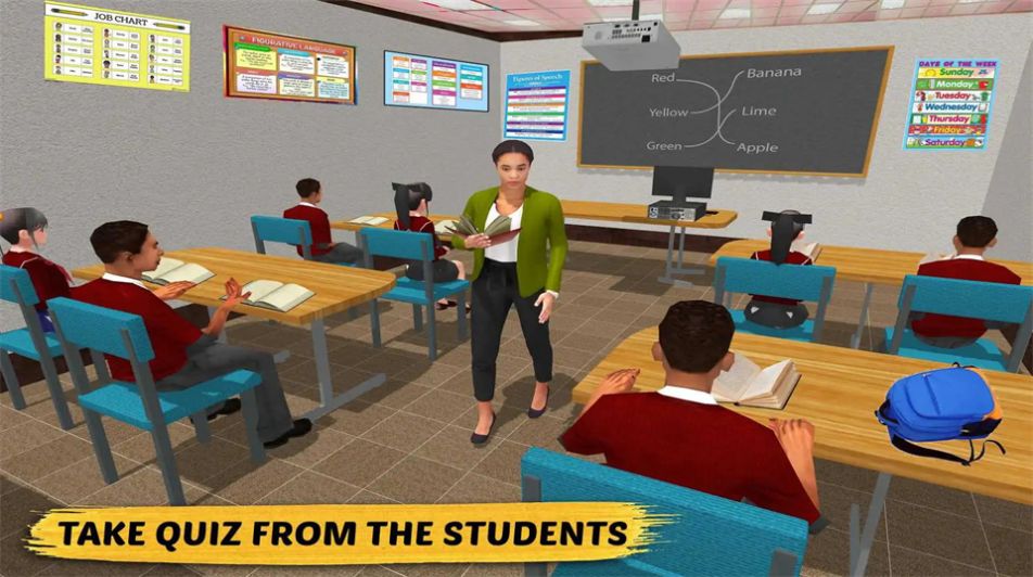 虚拟高中教师模拟器游戏安卓版图片1