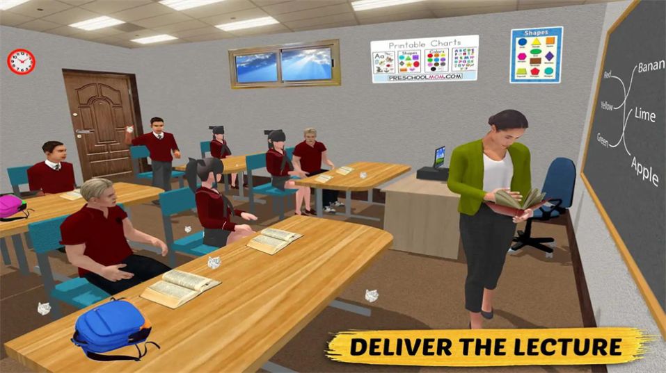 虚拟高中教师模拟器游戏安卓版图2: