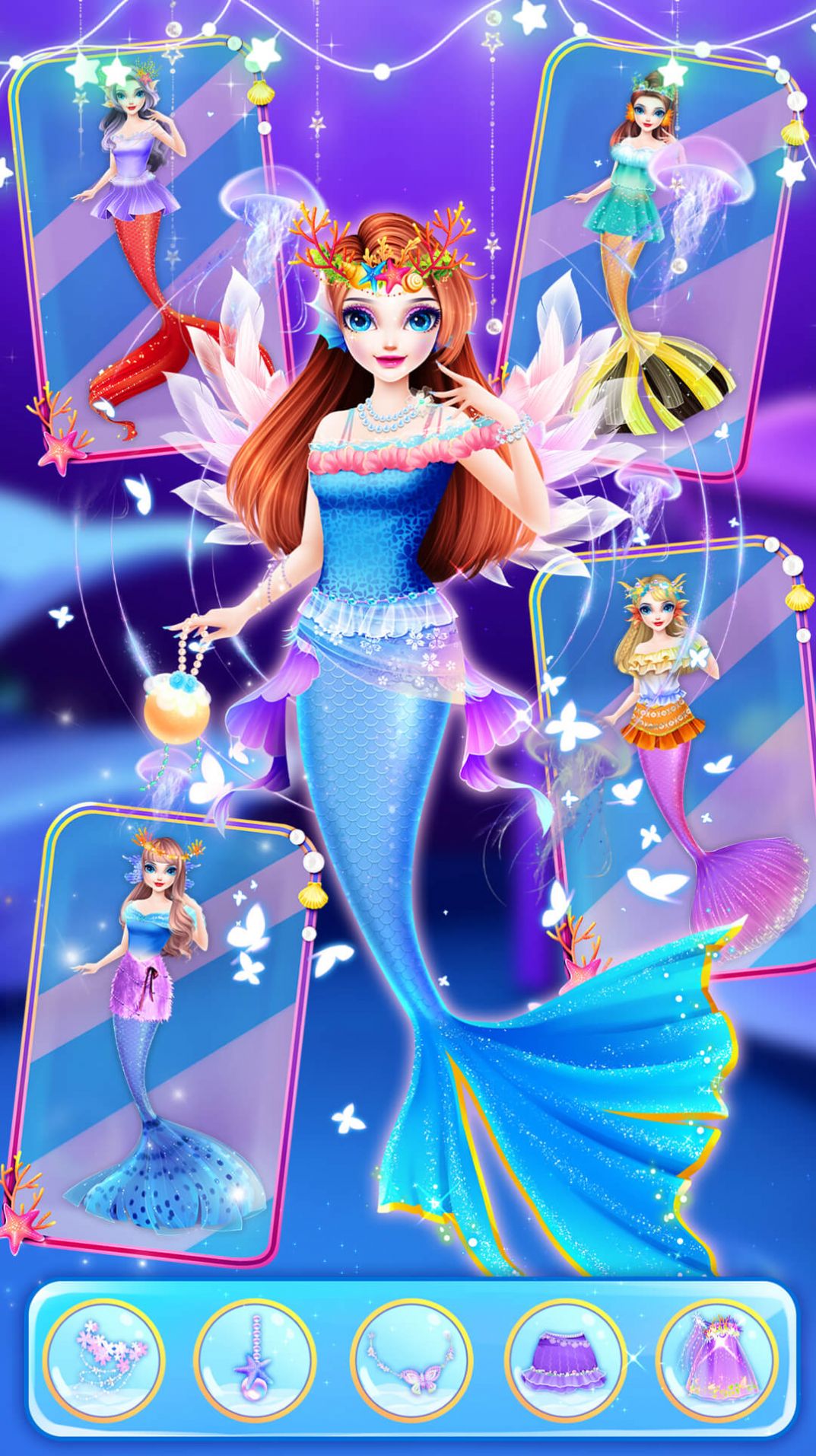 时尚美人鱼城堡装扮故事游戏最新版图4:
