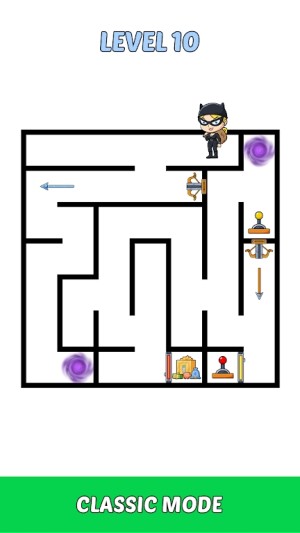 迷宫小偷绘制拼图游戏图1
