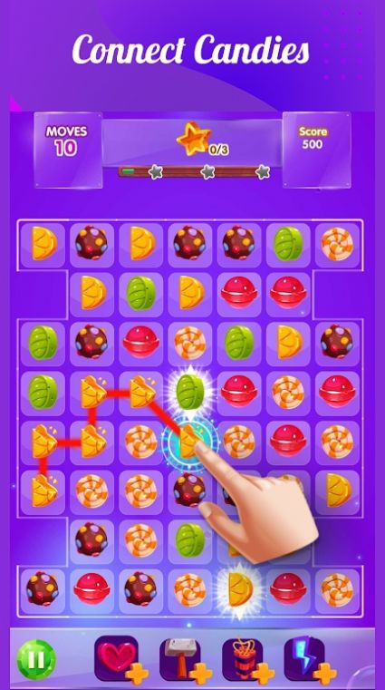 匹配糖果2D糖果连接游戏安卓最新版图片1