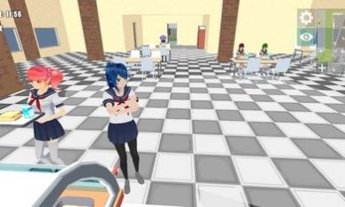 动漫爱情学校模拟器游戏中文版下载安装图片1