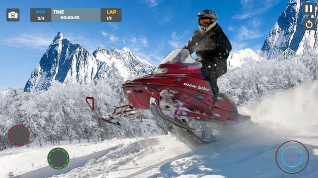 雪橇竞速雪地越野游戏安卓版图片1