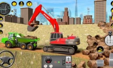 斯蒂克人城市建筑挖掘机游戏最新版图2: