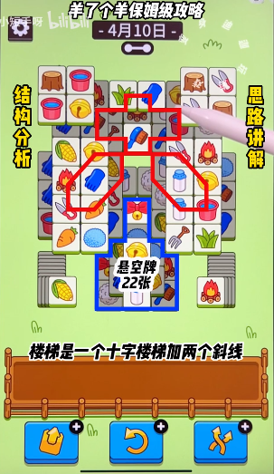 羊了个羊4.10关卡攻略 羊羊大世界4月10日每日一关通关流程