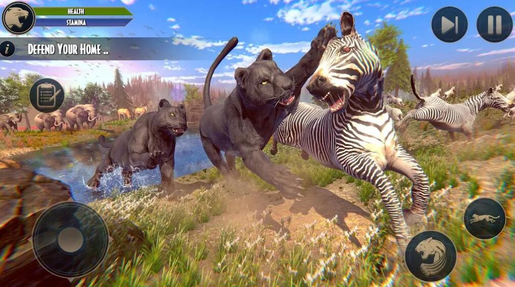 荒野豹动物生活模拟游戏手机官方版版图2:
