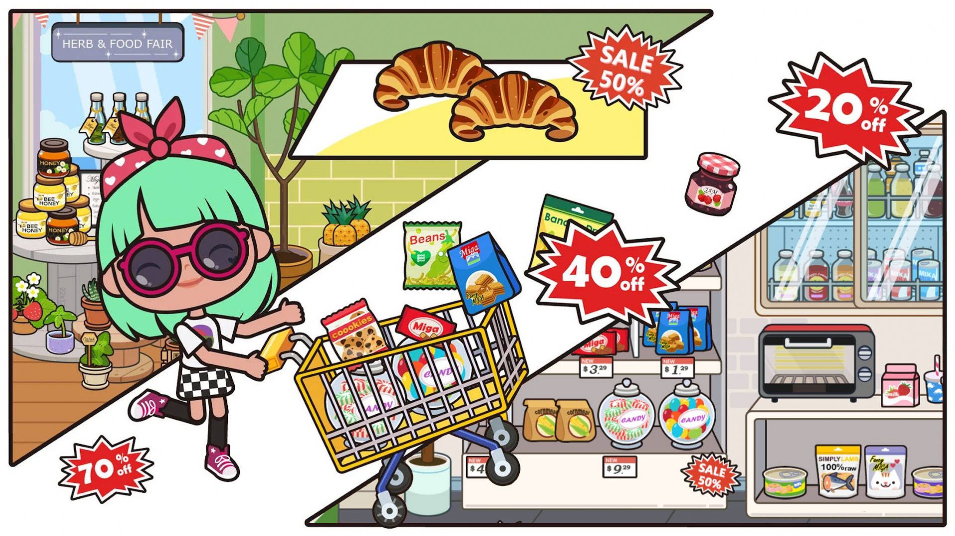 米加迷你商店购物游戏官方安卓版图1: