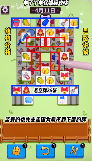 羊了个羊4.11关卡攻略 羊羊大世界4月11日每日一关通关流程