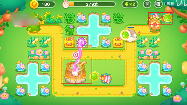 保卫萝卜4绿野奇缘54关攻略 绿野奇缘第54关图文通关流程