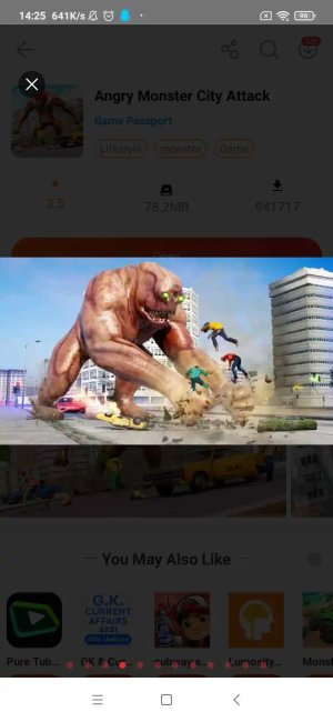 愤怒的怪物攻城游戏手机版图片1