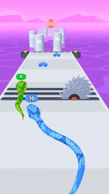 蛇跑步竞赛游戏中文版图片1
