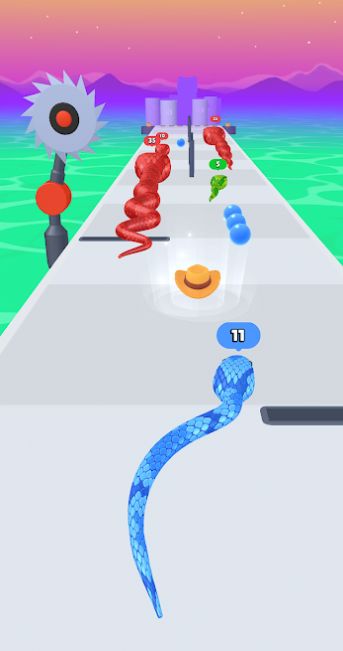 蛇跑步竞赛游戏中文版图2: