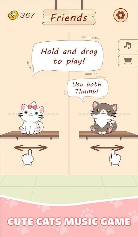 猫咪二重奏凯蒂游戏官方版（PopCat Duet: Kitty Music Game）图2: