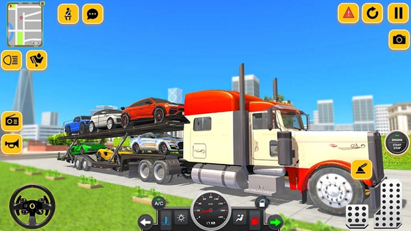 拖车卡车汽车运输游戏官方版截图4:
