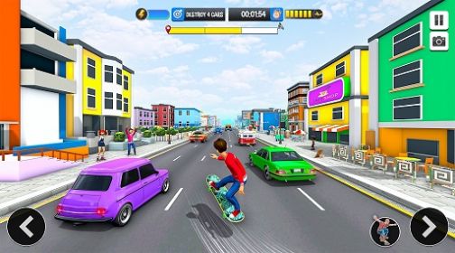 滑板跑酷模拟器游戏手机版下载安装1