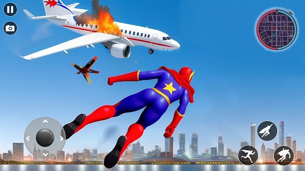 超级英雄飞行救援城市游戏官方版图3: