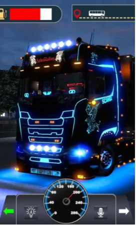 欧洲卡车驾驶游戏3D游戏手机正式版截图1: