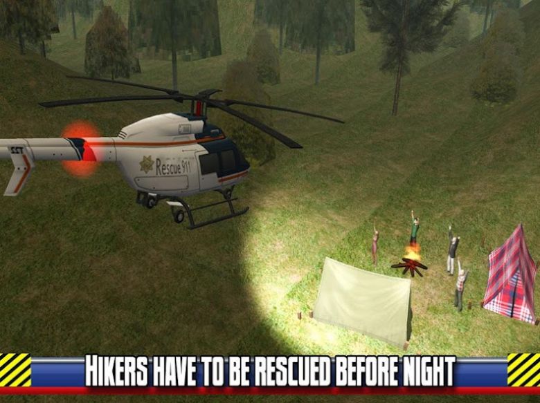 直升机救援模拟飞行游戏安卓版手机版图3: