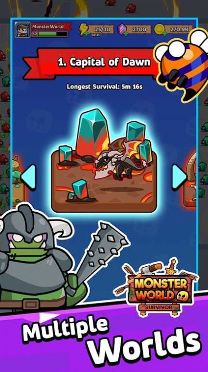 怪物世界生存冒险游戏官方版截图1: