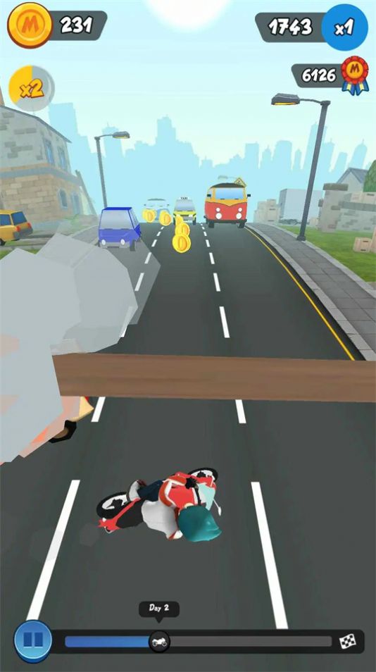 无尽的摩托车驾驶游戏手机正式版截图2: