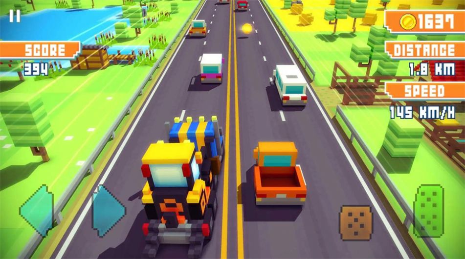 块状公路交通赛车游戏官方版图3: