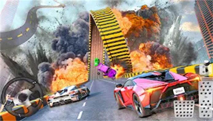 GT大型斜坡赛车特技比赛游戏中文手机版图片1