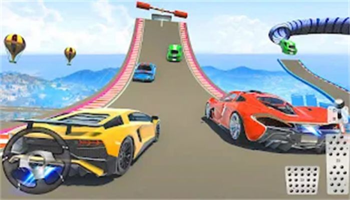 GT大型斜坡赛车特技比赛游戏中文手机版图1: