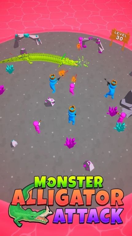 鳄鱼怪物攻击跑游戏安卓版图片1