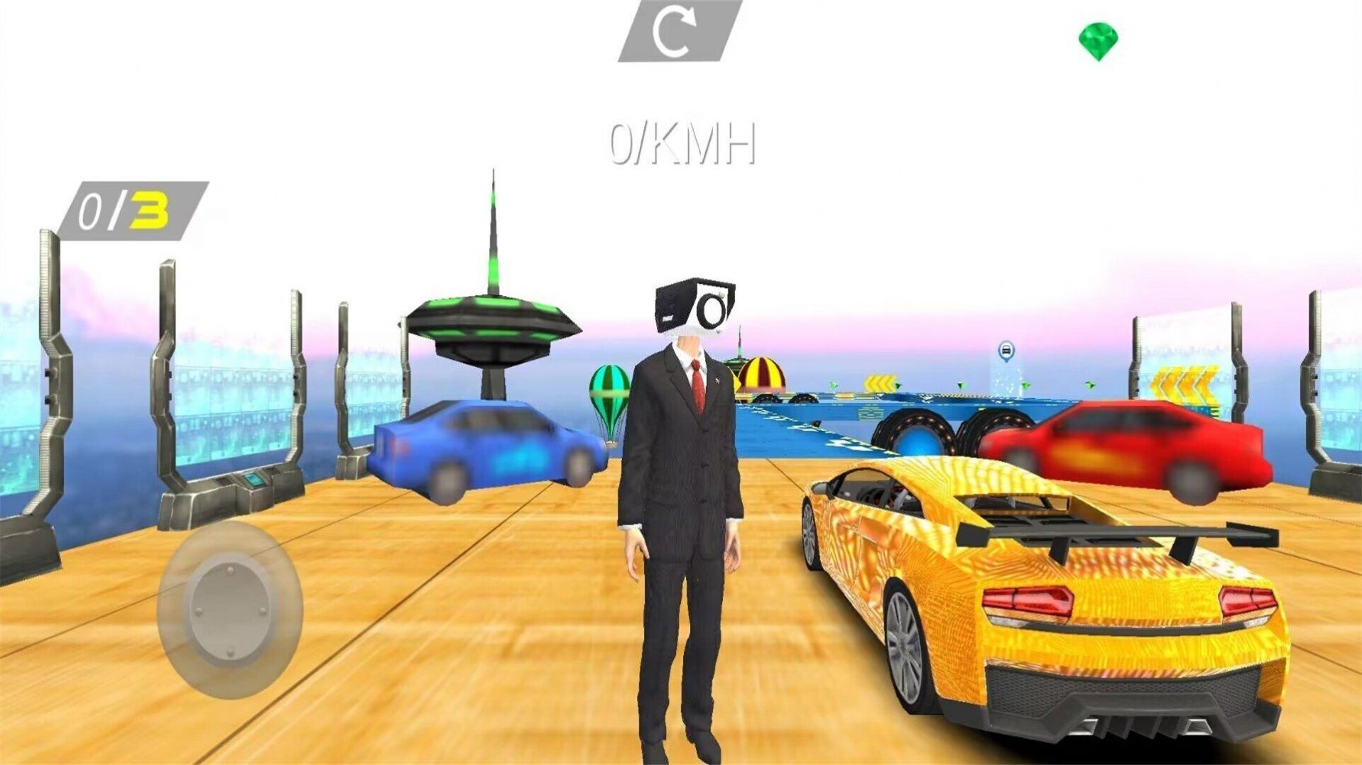 超级监控人飞车游戏官方手机版图1: